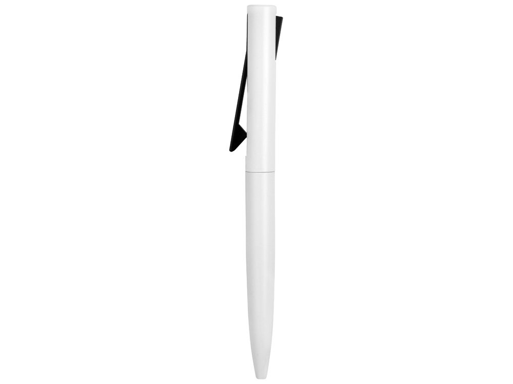Ручка металлическая шариковая «Bevel», белый/черный
