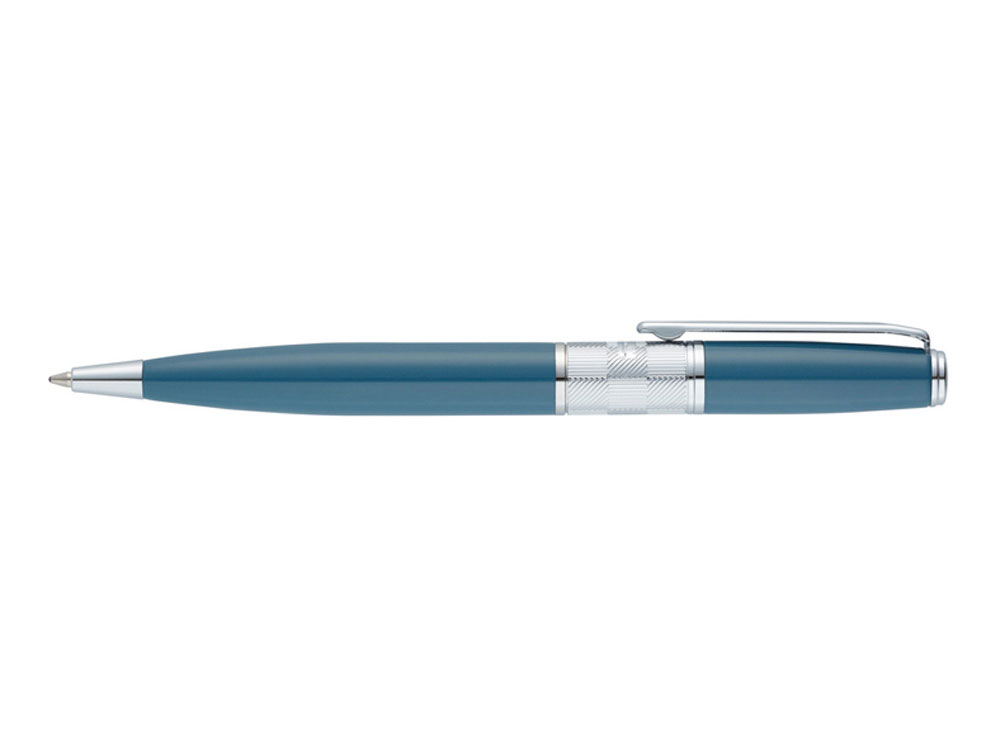 Ручка шариковая Pierre Cardin BARON. Цвет - зелено-синий. Упаковка В.