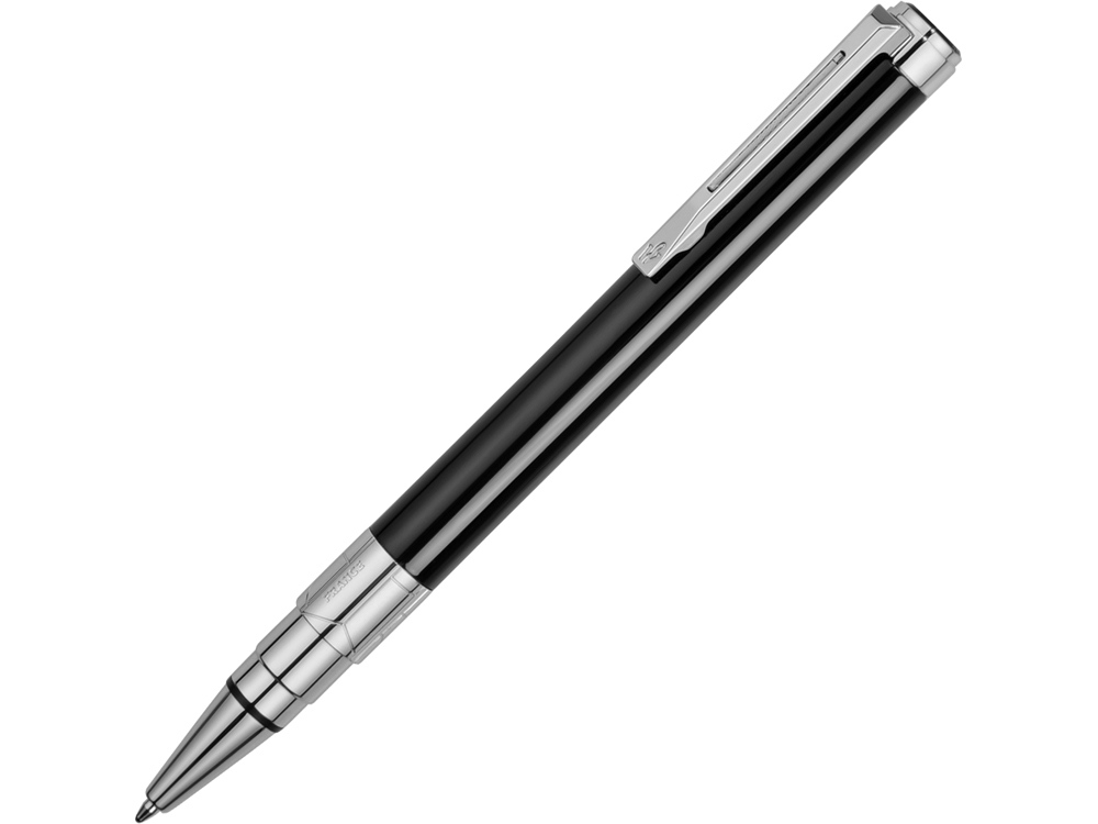Ручка шариковая Waterman «Perspective Black CT M», черный/серебристый