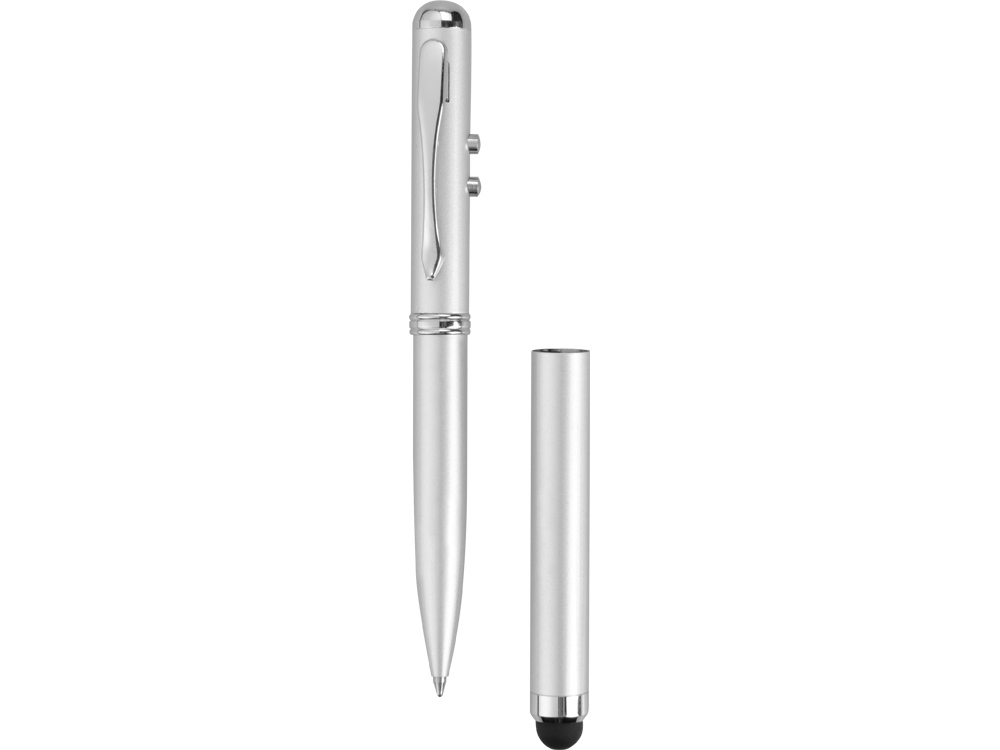 Ручка-стилус "Каспер" 3 в 1, серебристый