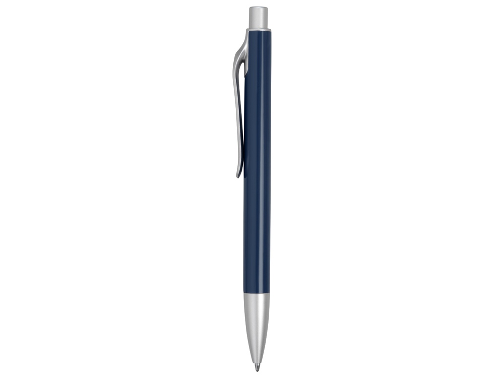 Ручка металлическая шариковая «Large», темно-синий/серебристый