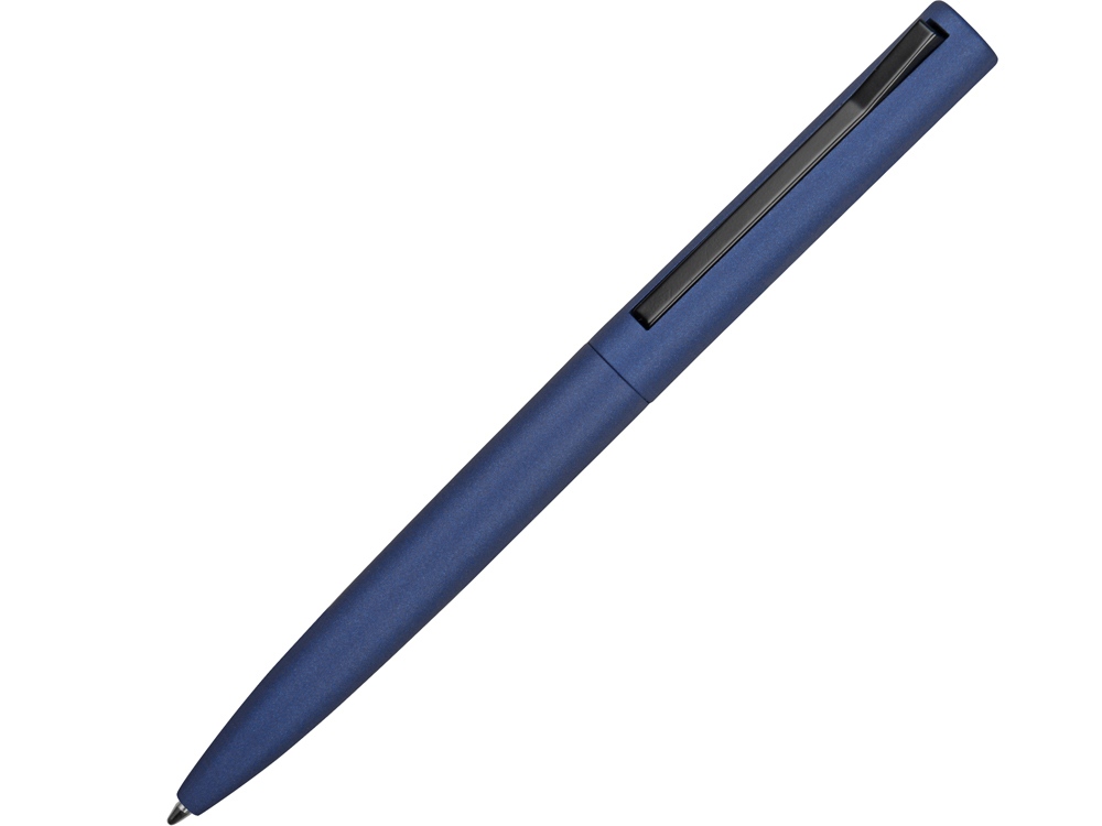 Ручка металлическая шариковая «Bevel», синий/черный