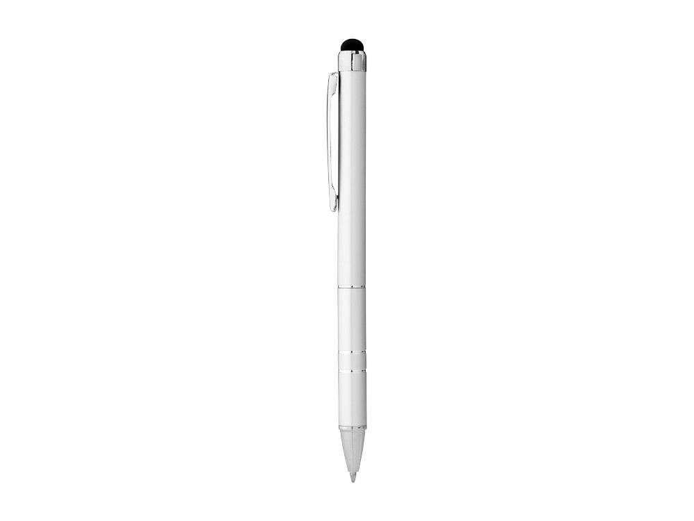 Ручка-стилус шариковая "Charleston", серебристый, черные чернила