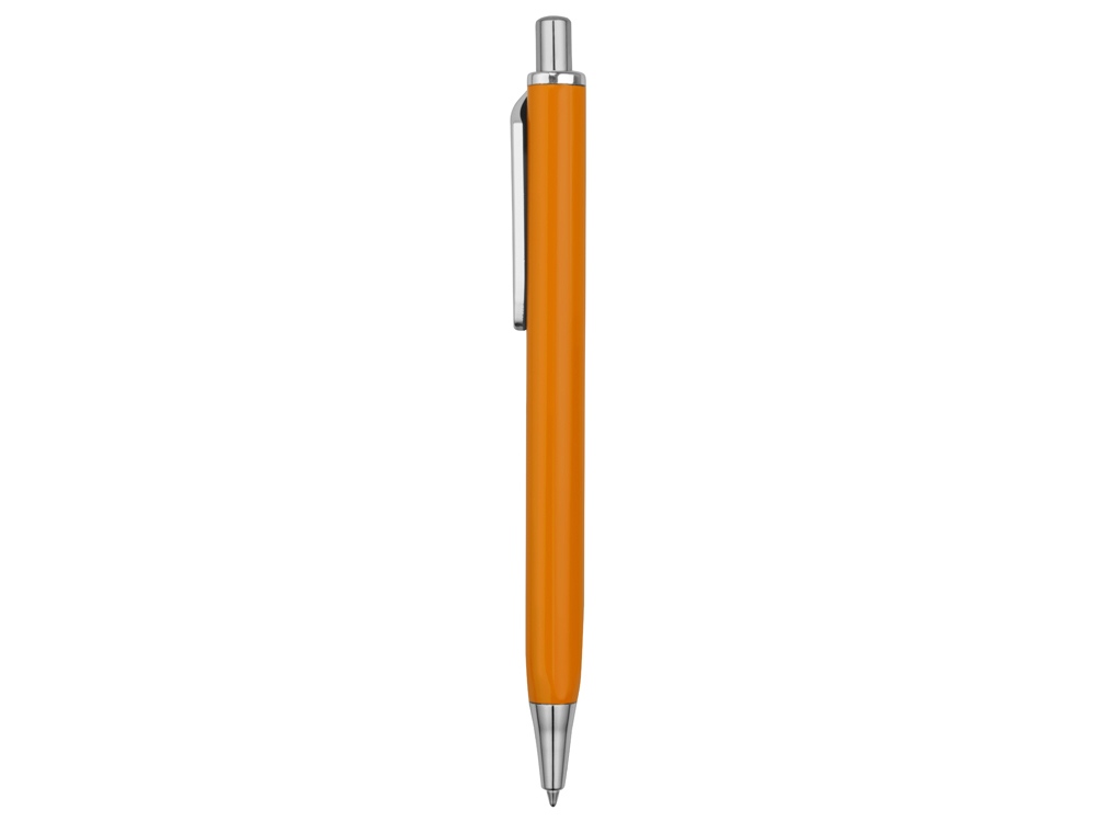 Ручка металлическая шариковая трехгранная «Riddle», оранжевый/серебристый