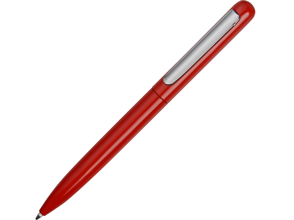 Ручка металлическая шариковая «Skate», красный/серебристый