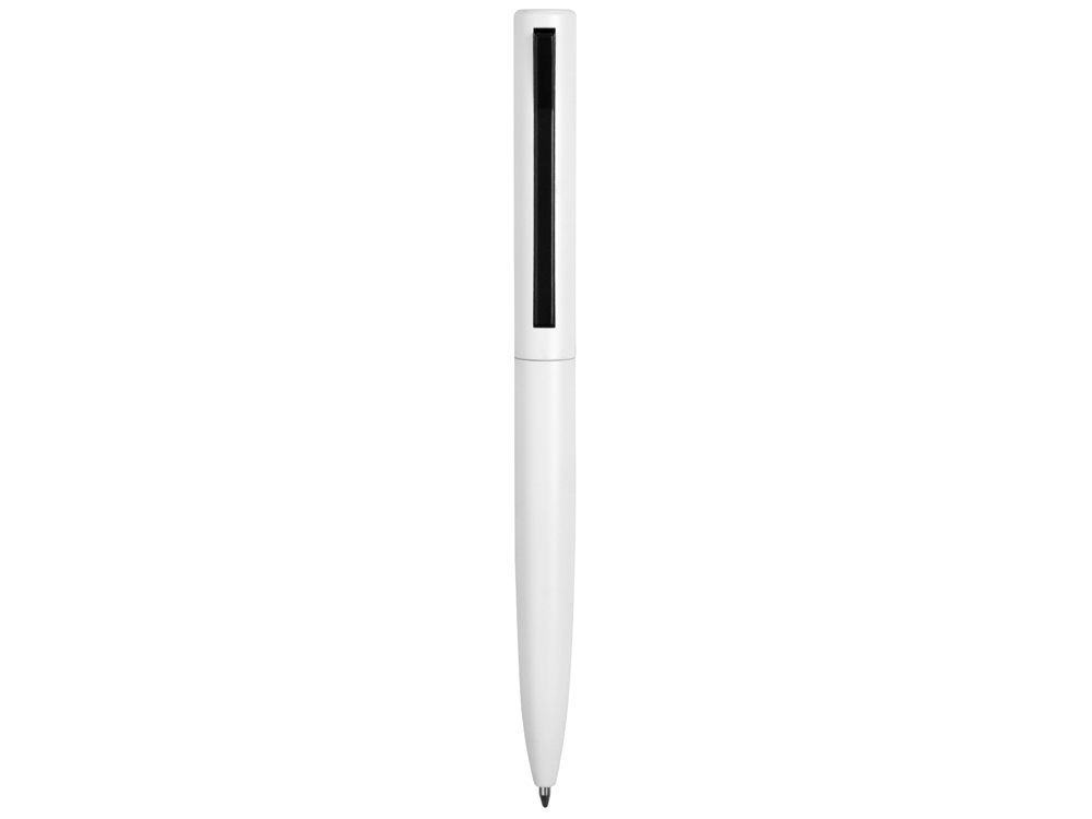 Ручка металлическая шариковая «Bevel», белый/черный