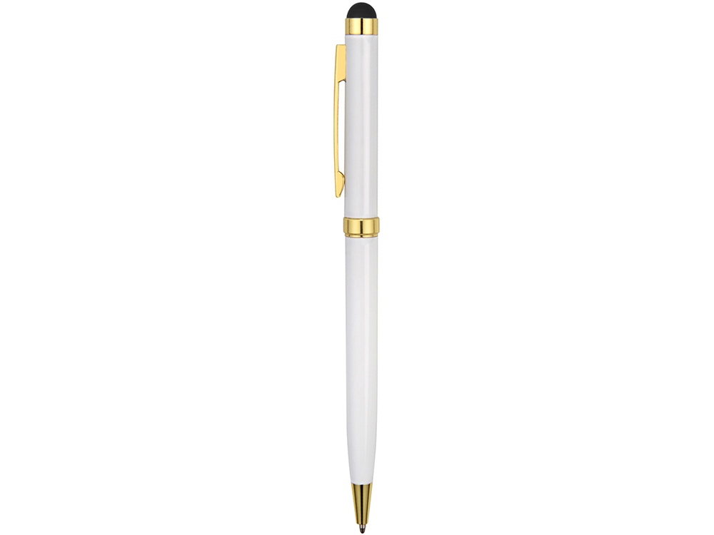 Ручка шариковая "Голд Сойер" со стилусом, белый