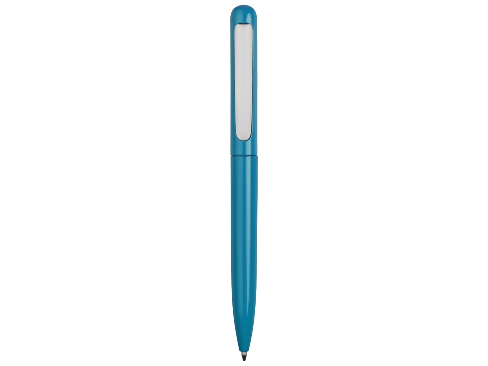 Ручка металлическая шариковая «Skate», голубой/серебристый